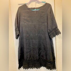 - Stella Rosa grey linen tunic dress size S
